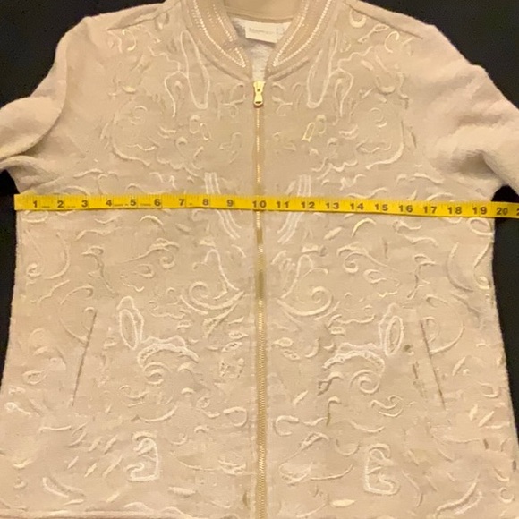 Zenergy by Chico’s Whear Color Zip Up Embroidered Jacket Size Medium - Picture 13 of 15